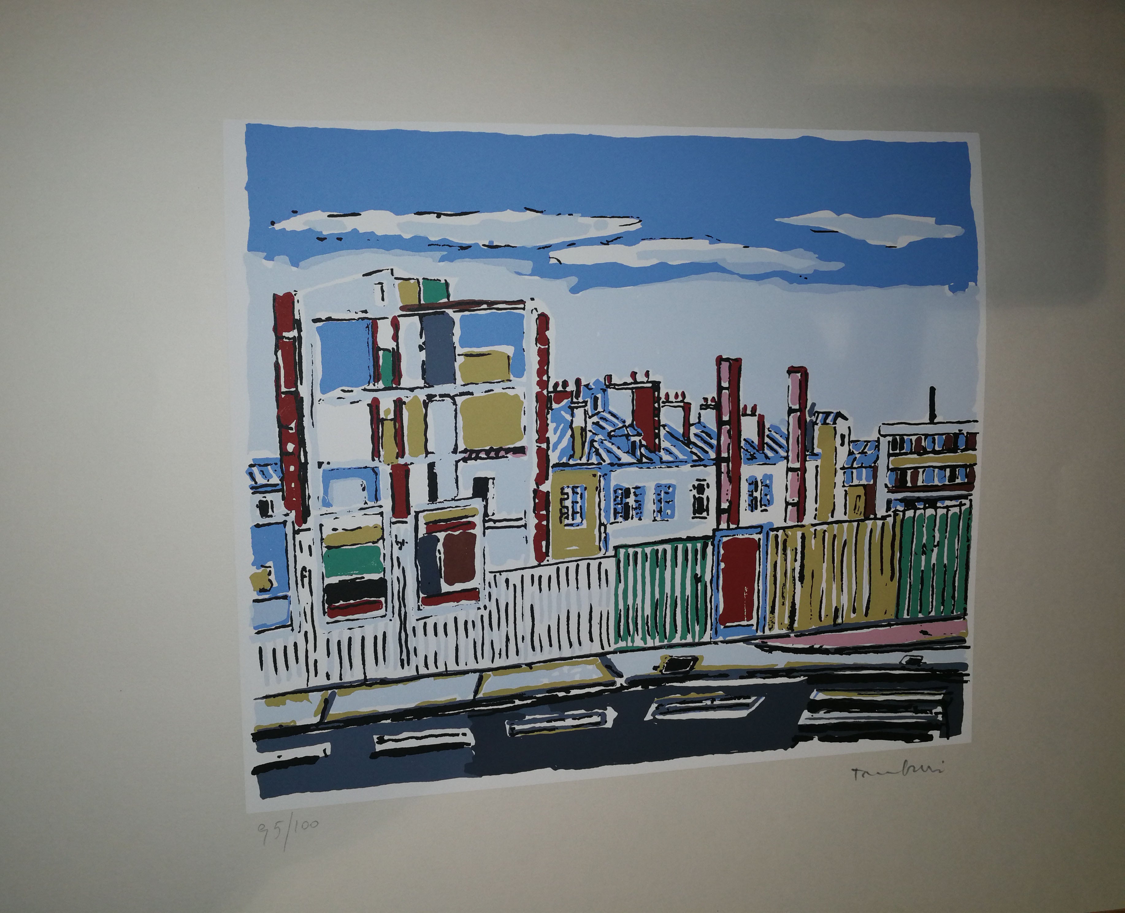 Orfeo Tamburi - Parigi cinque litografie