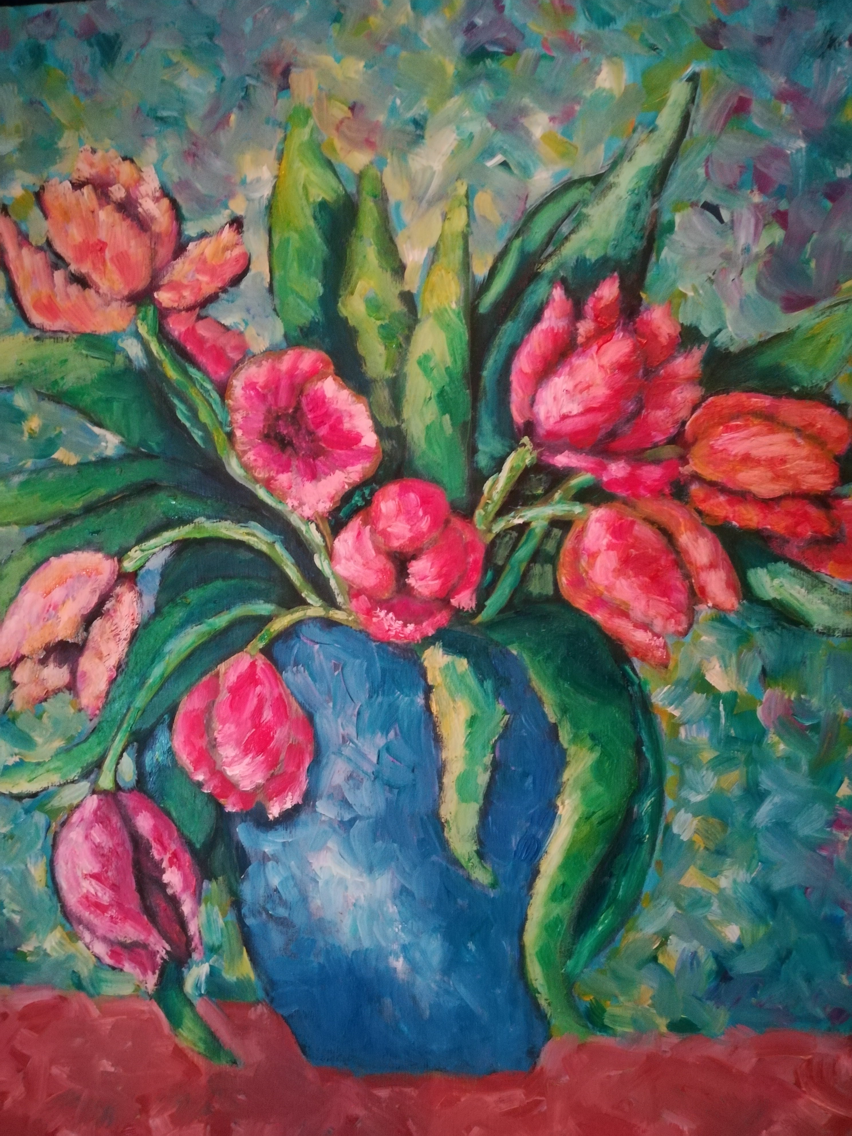 Anna Maria Inviati - Color entre los tulipanes