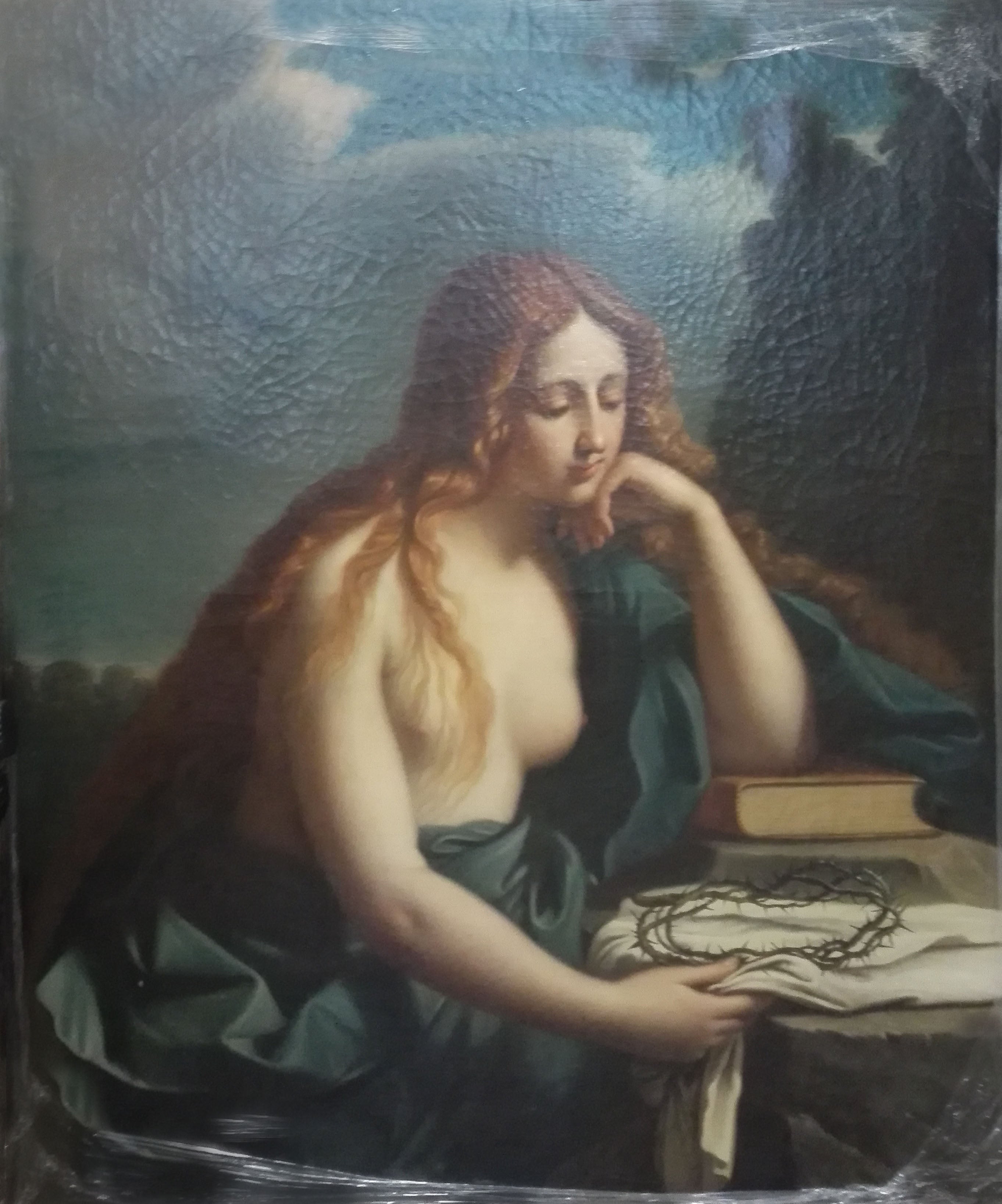 Artista sconosciuto - Maddalena penitente (copia del Guercino)