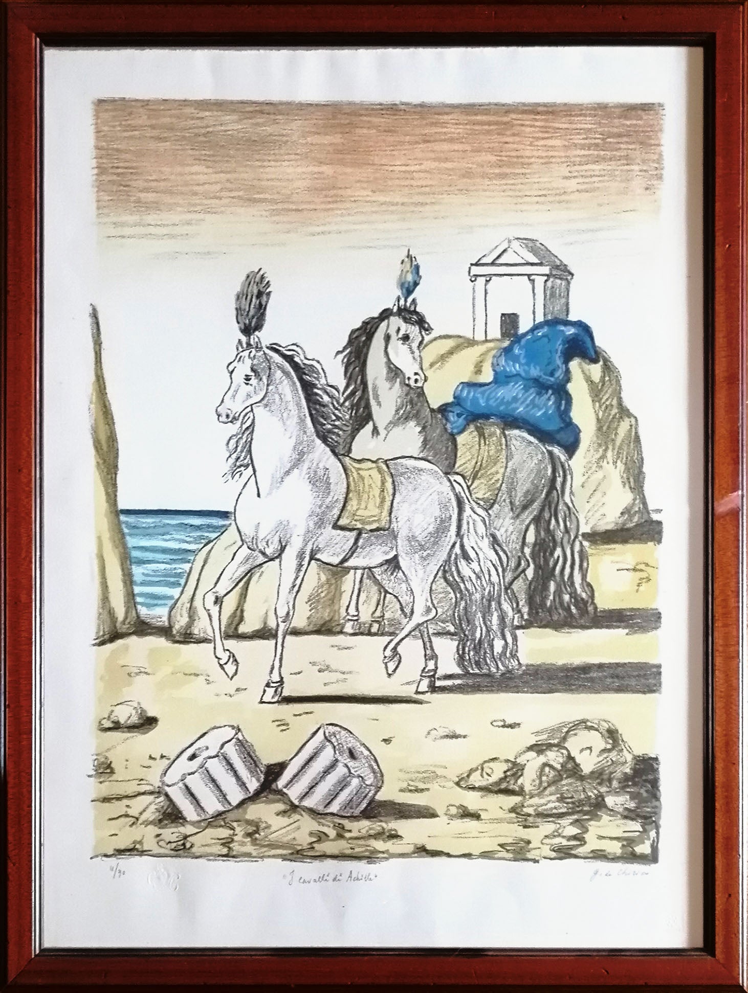 Giorgio De Chirico - I cavalli di achille