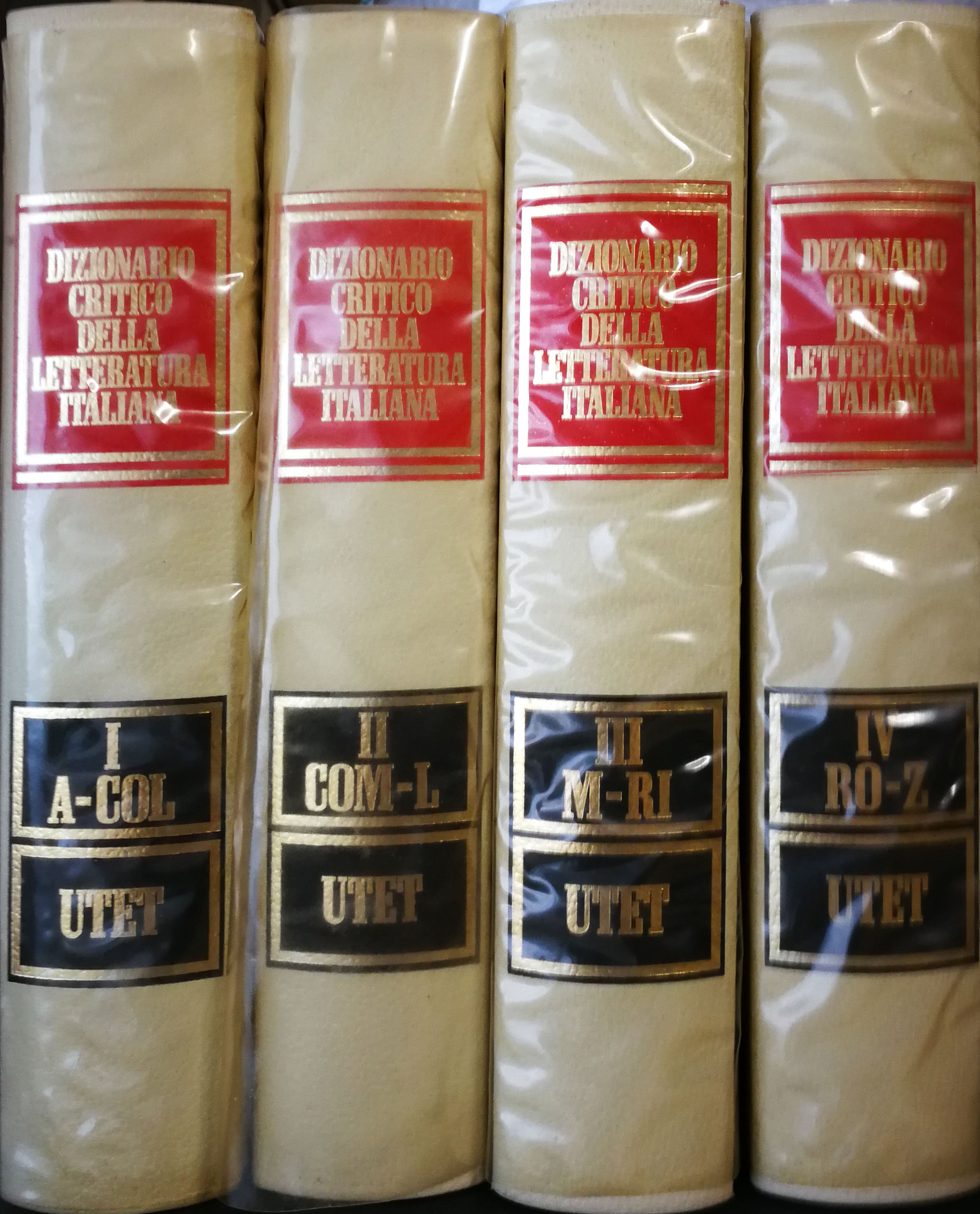 Critical Dictionary of Italian Literature - Utet