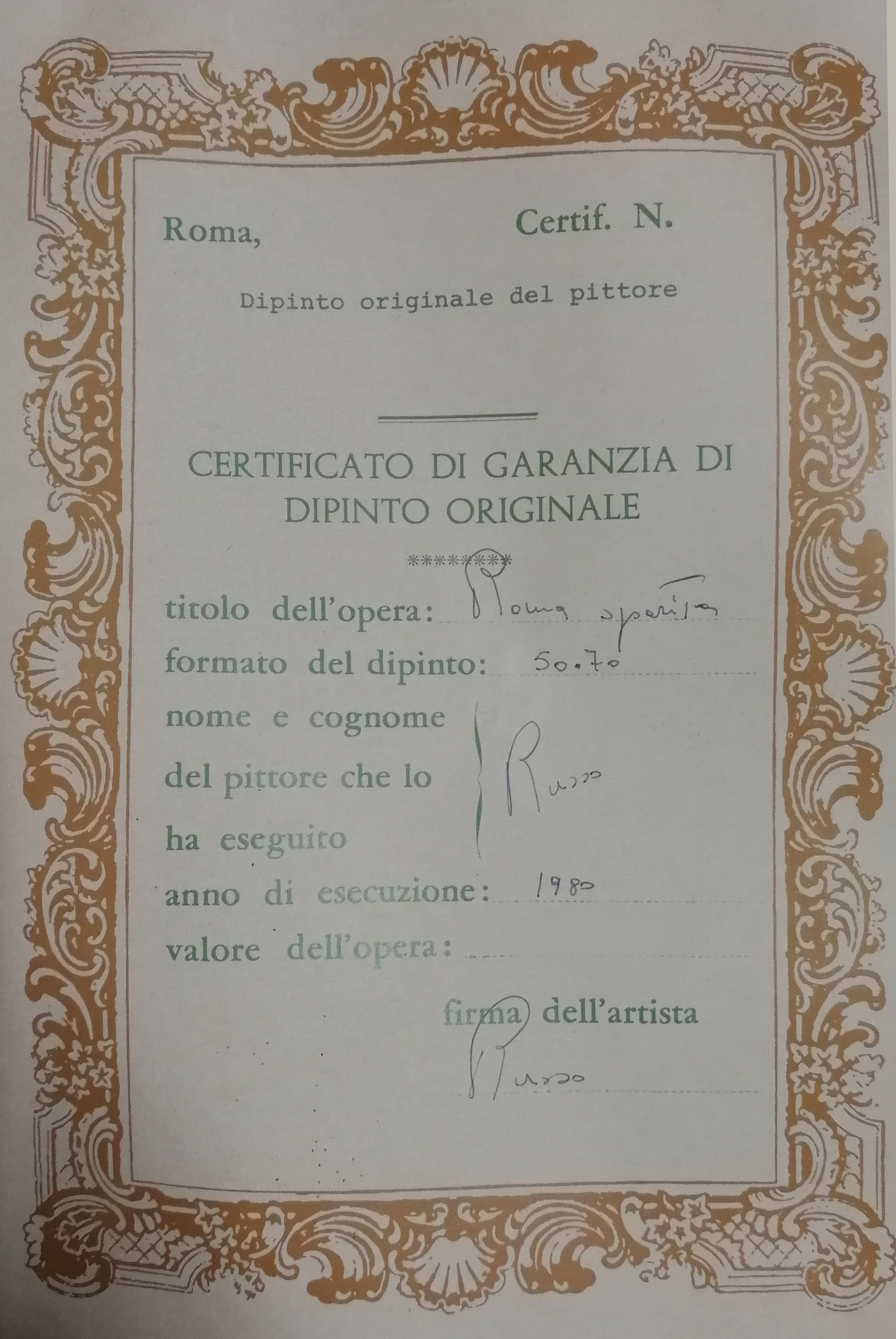 Carlo Russo  - Roma sparita