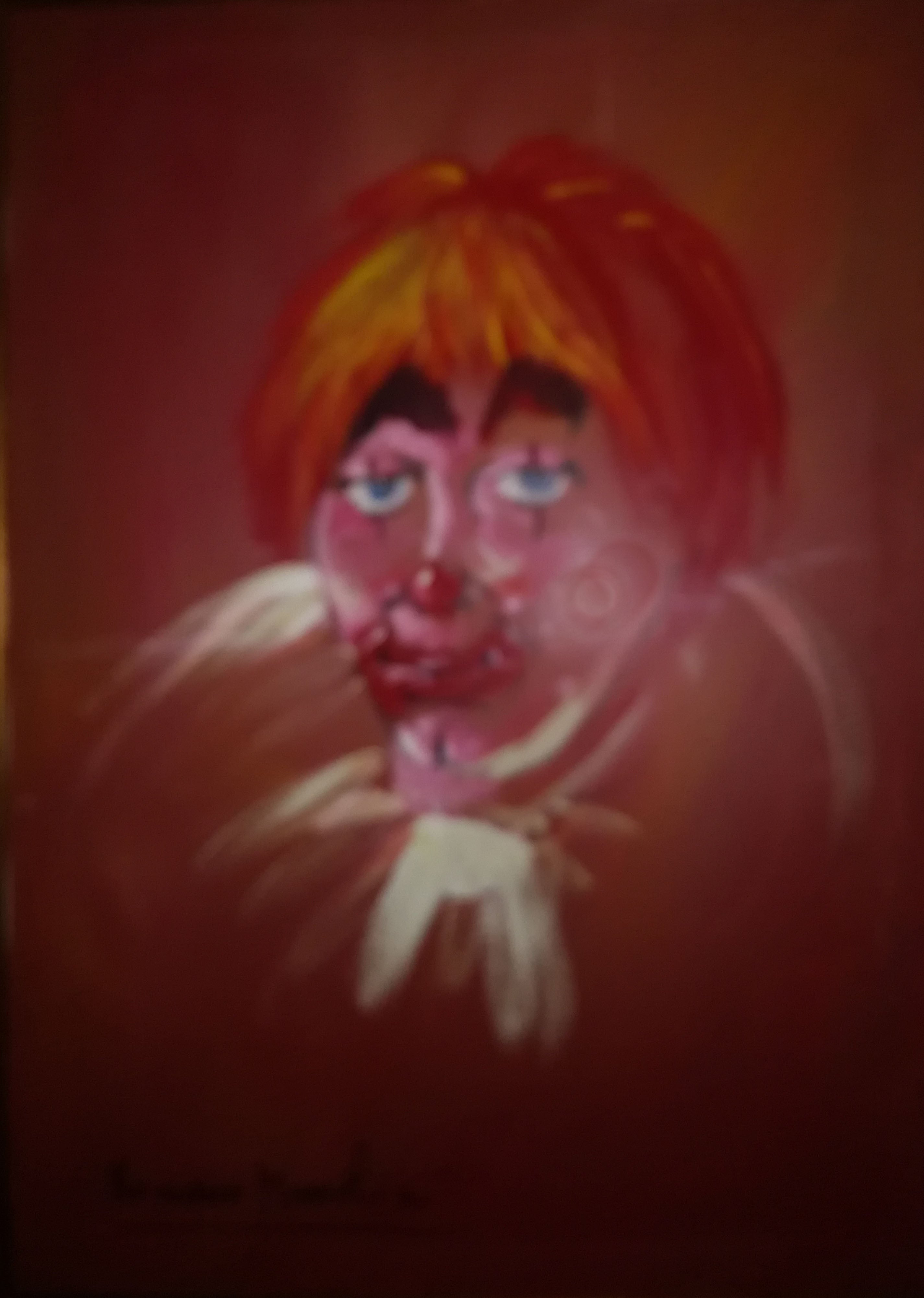 Romano Mussolini - Clown in rosso
