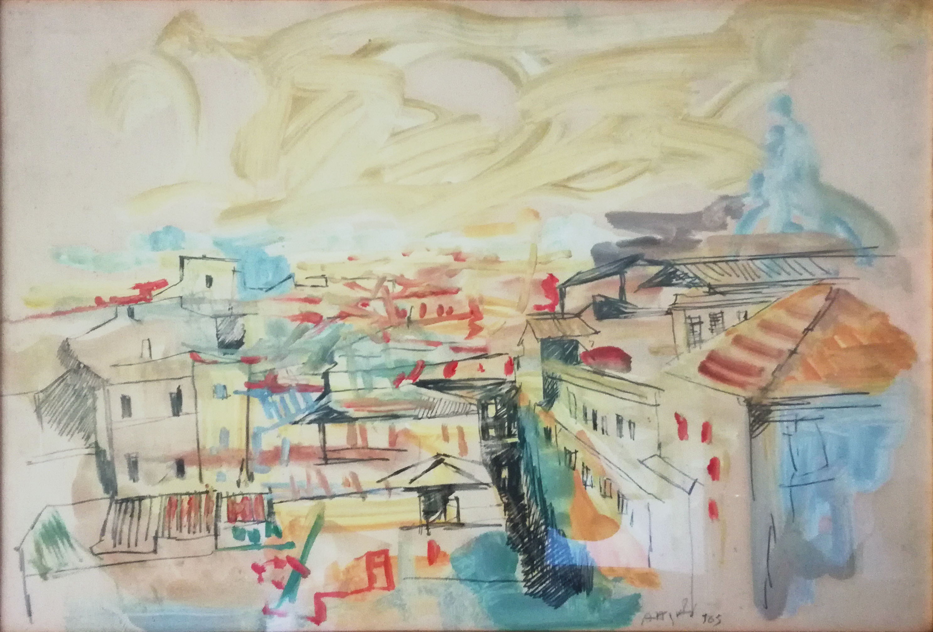 Ugo Attardi - Paesaggio