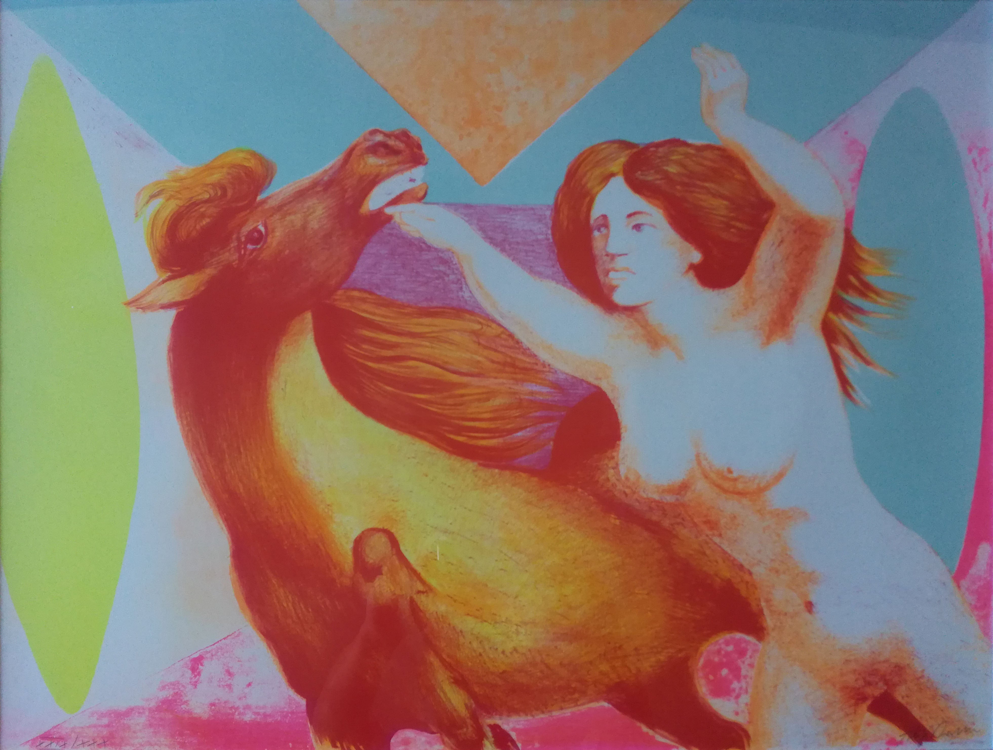 Aligi Sassu - La fuga dell'amazzone