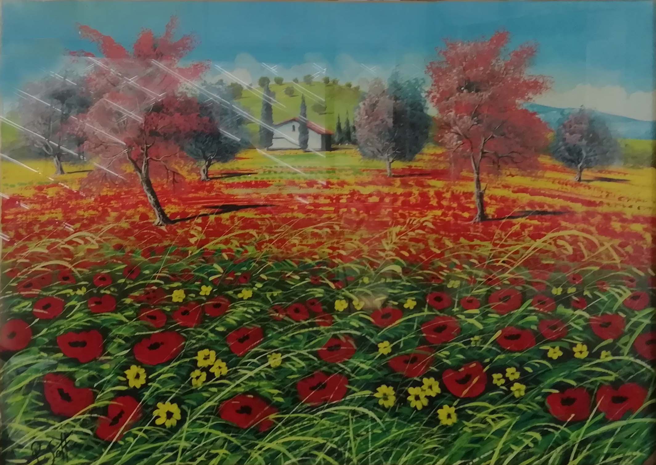 Pierpaolo Soffici - Campo di papaveri