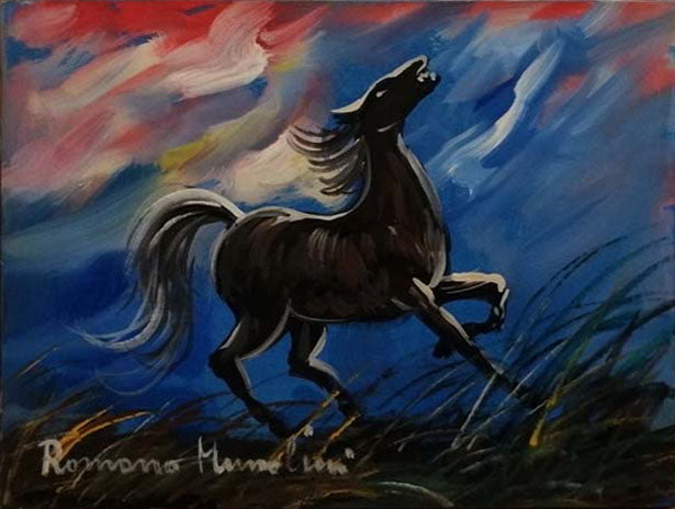 Romano Mussolini - Caballo