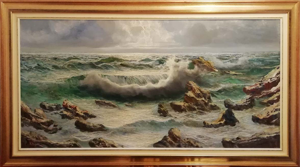 Giulio Brumoldi - Mareggiata grigia