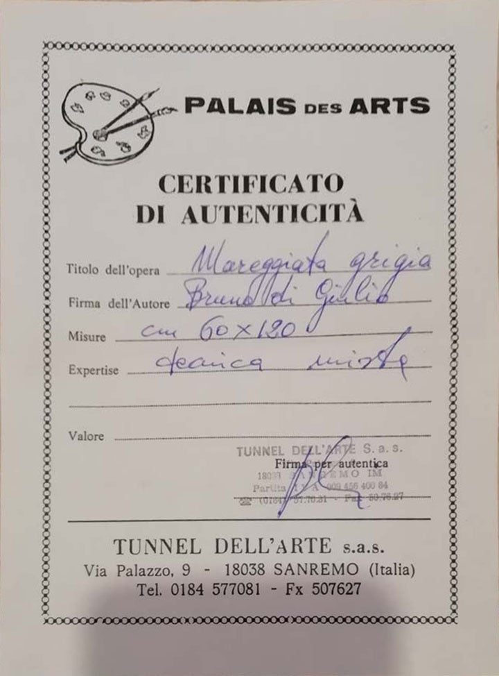 Giulio Brumoldi - Mareggiata grigia