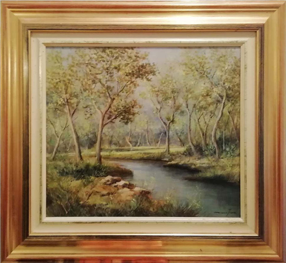 Mario Irace - Ruscello nel bosco
