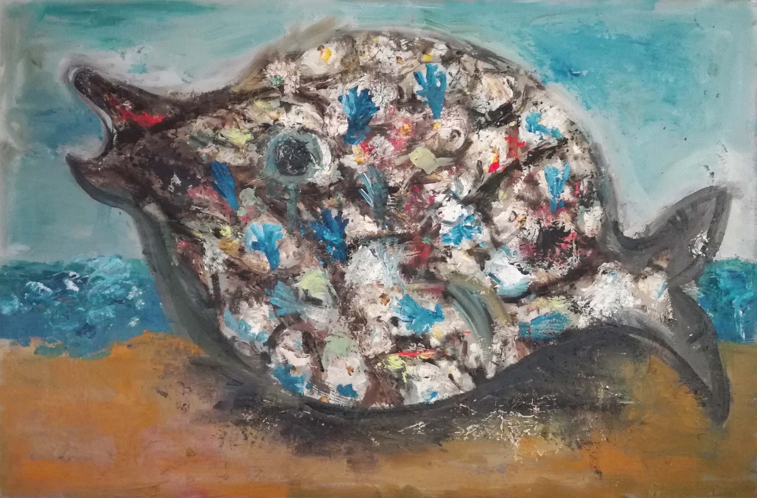 Roberta Sangiorgi - Guantes y máscara de pescado