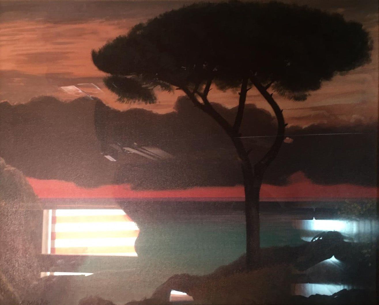 Enzo Nistri - Tramonto sull'isola