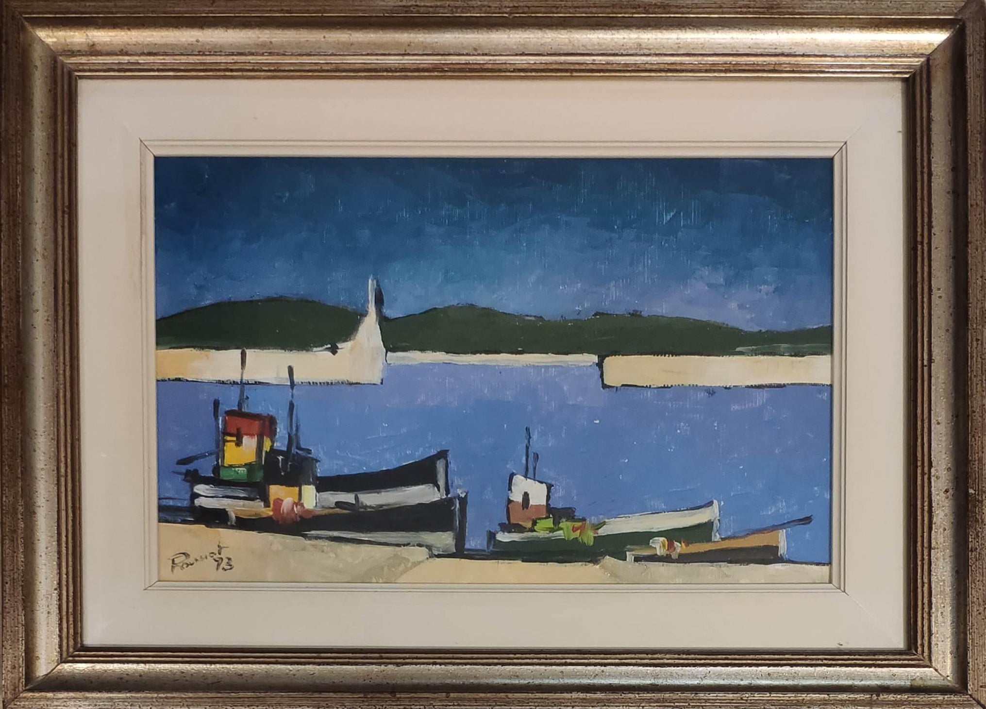 Franco Palmato - Pescherecci al porto