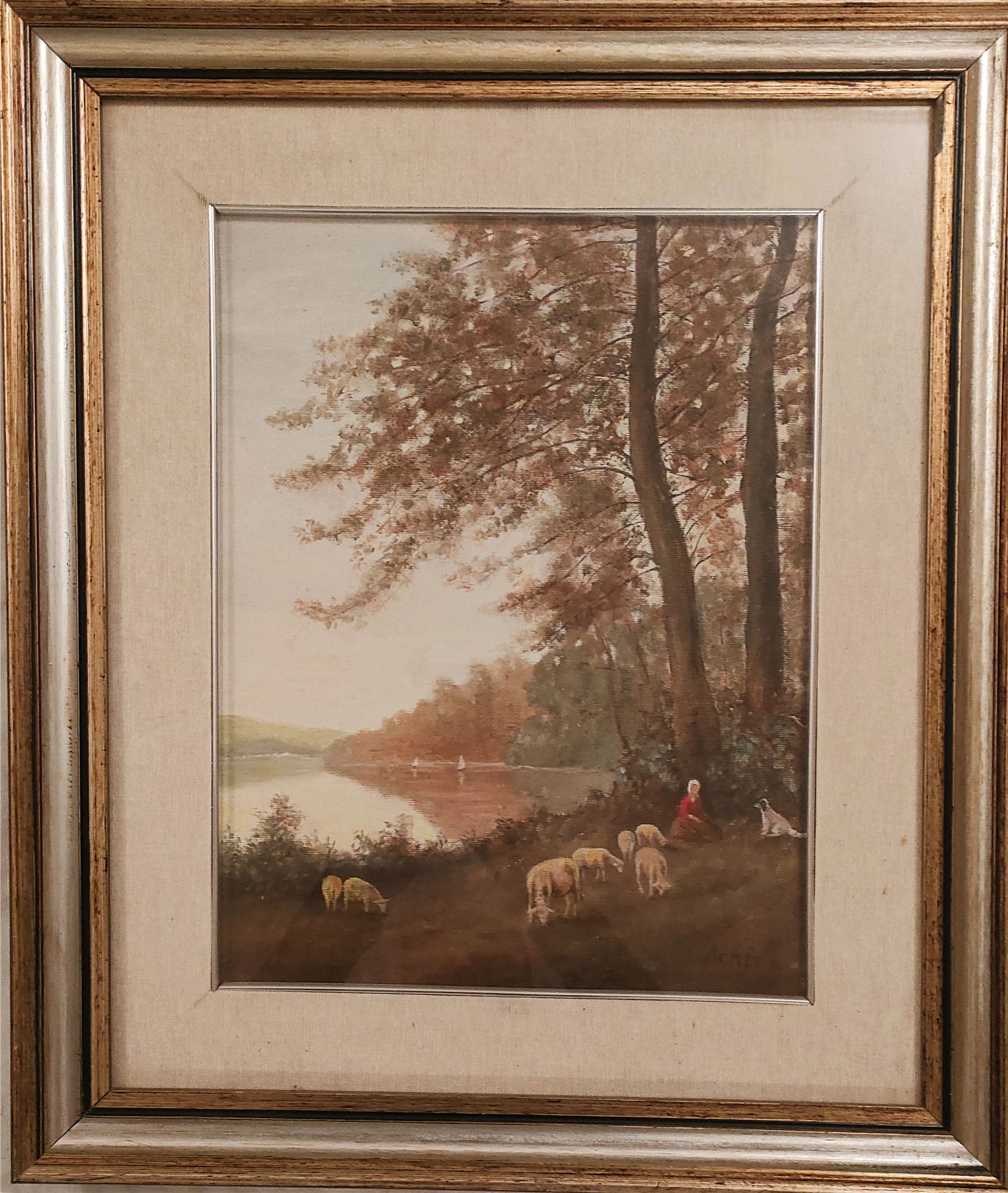 Achir - Shepherdess with flock