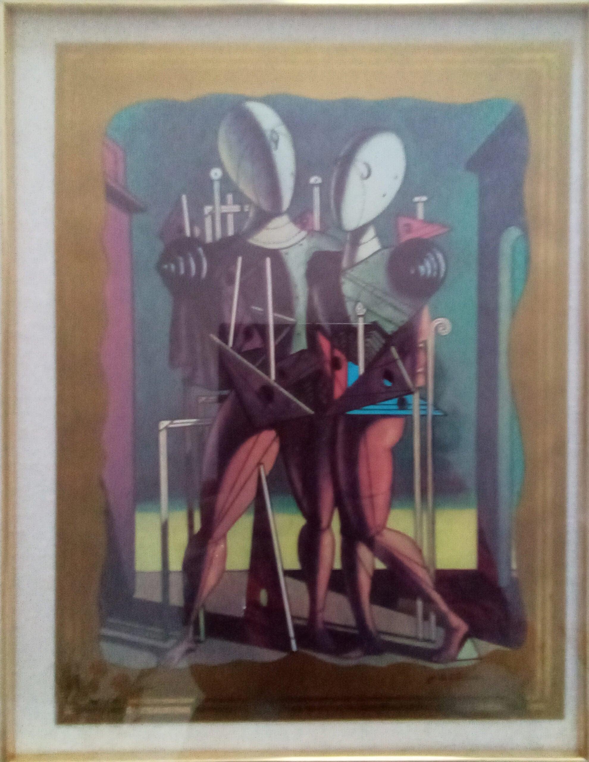 Giorgio De Chirico - Héctor y Andrómaca