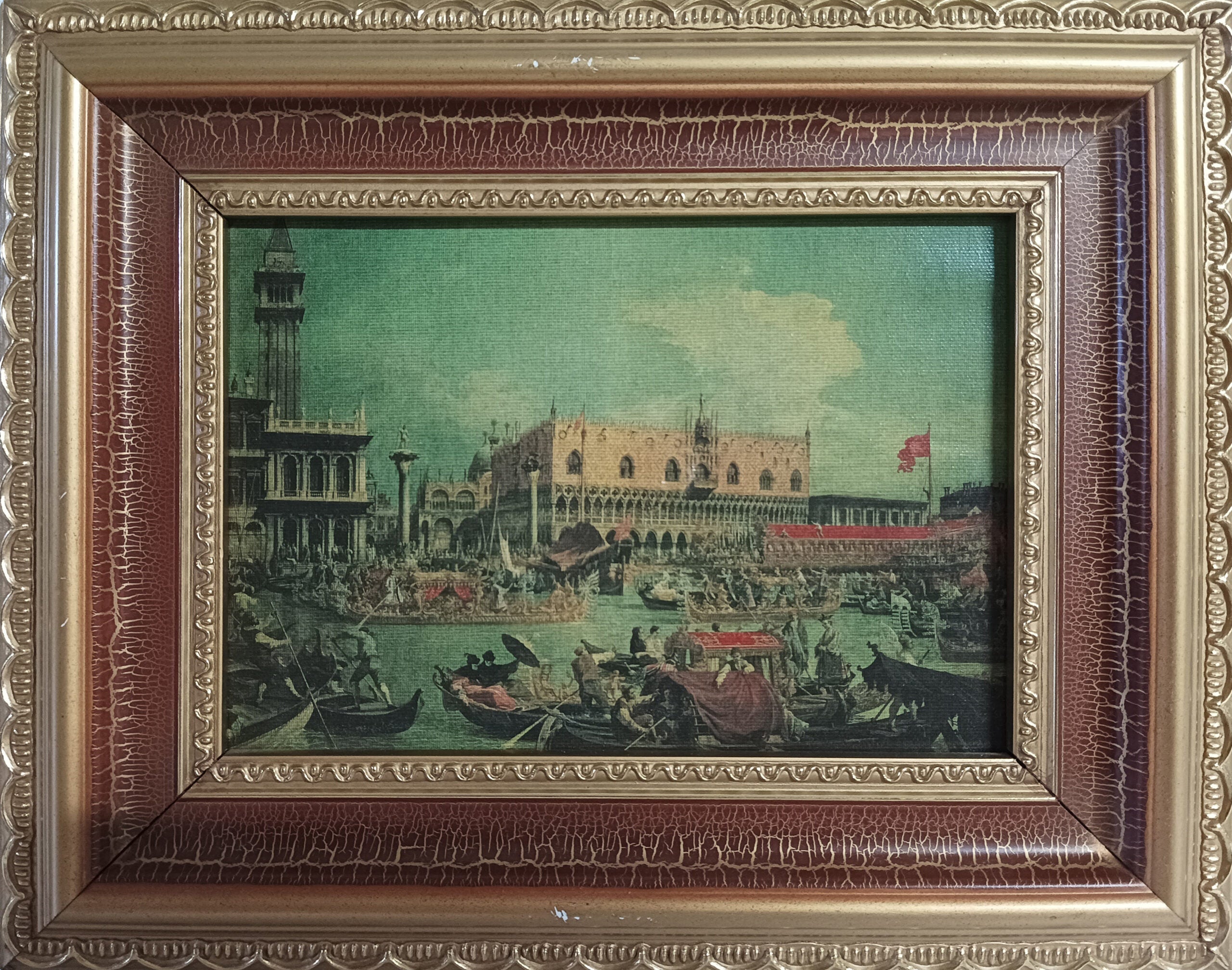 Artista desconocido - De Canaletto, El regreso del Bucintoro al muelle