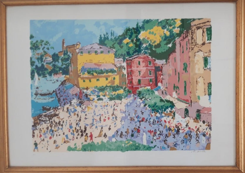 Michele Cascella - Gente a Portofino