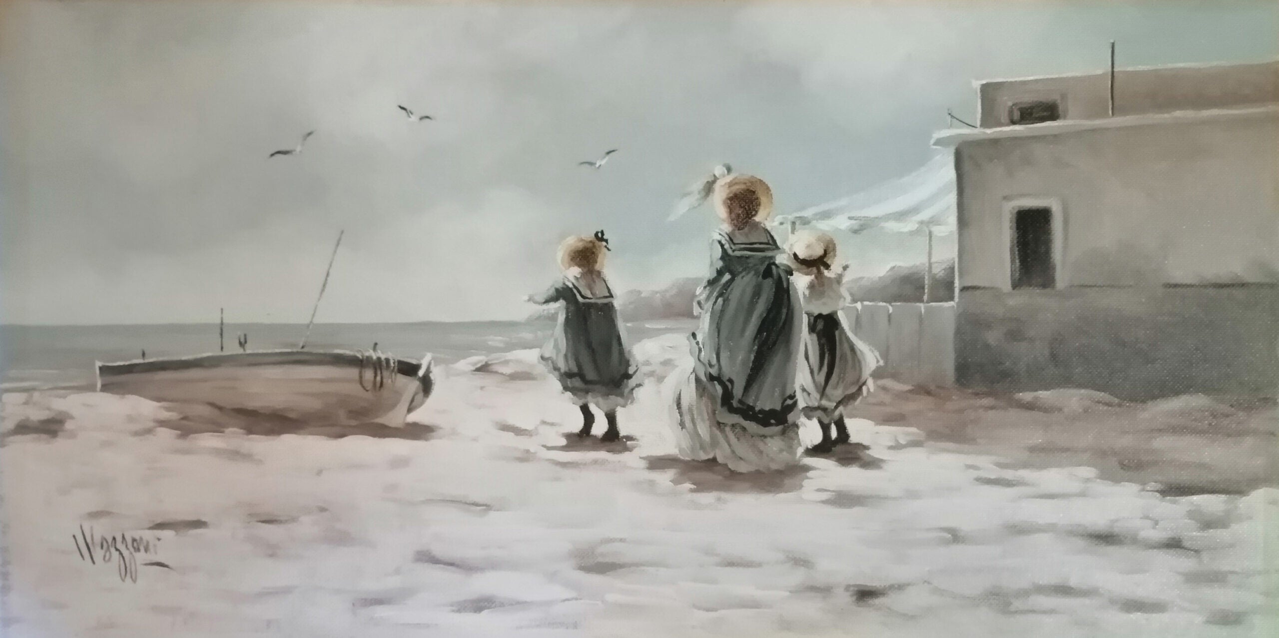 Mazzoni - Donne in spiaggia