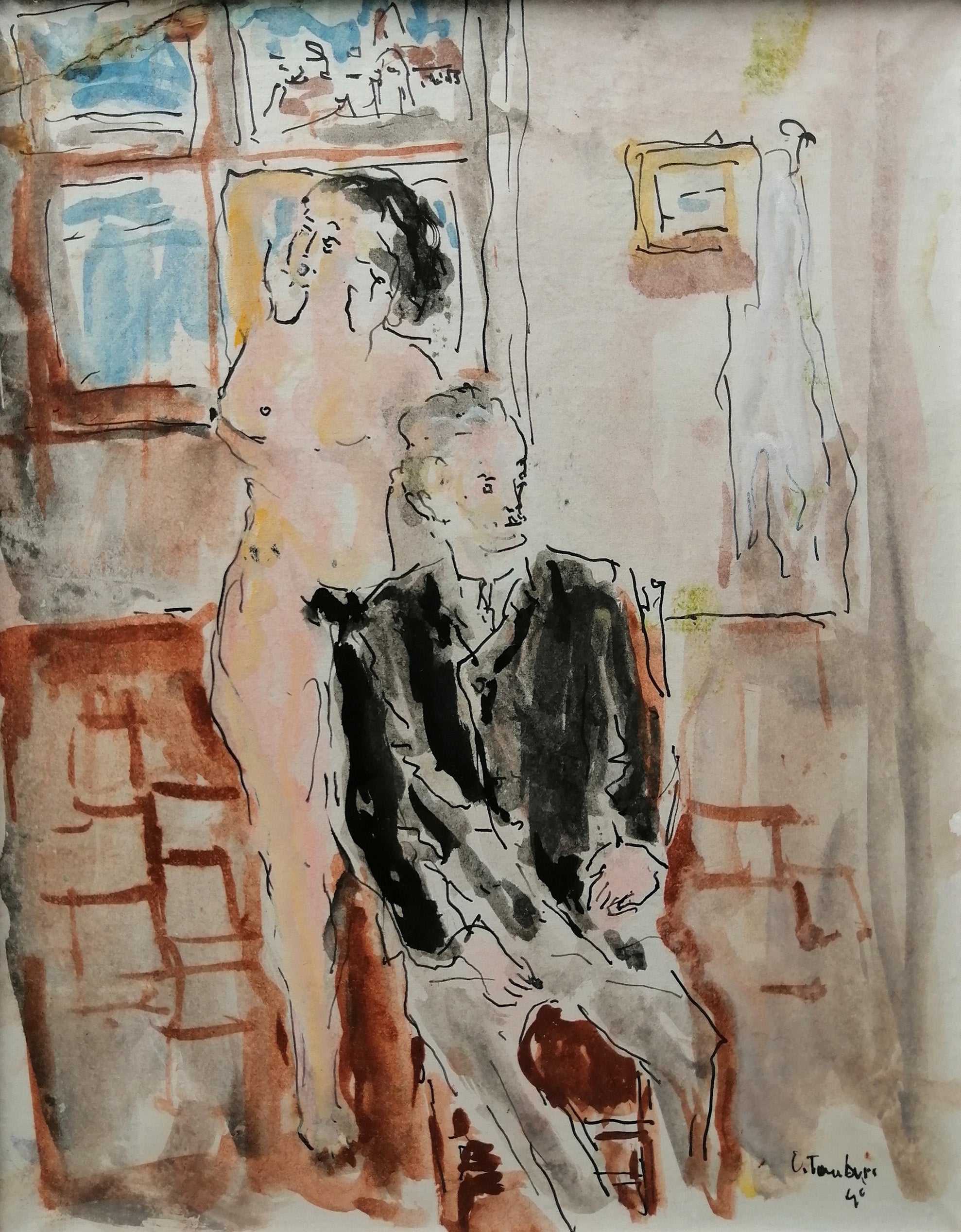 Attributed to Orfeo Tamburi - Untitled