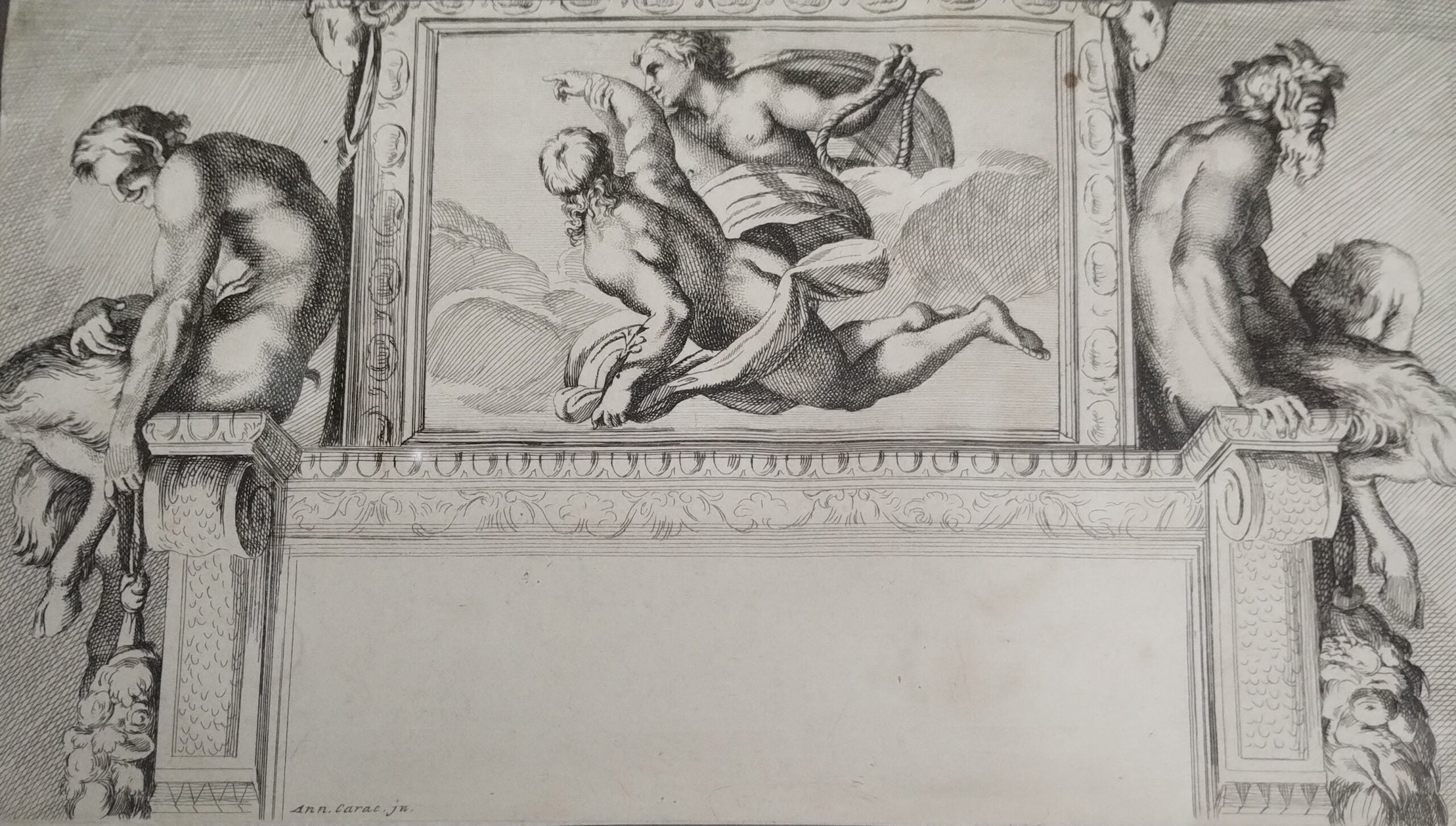 Copia da Annibale Caracci - Fauni, angelo e aquila