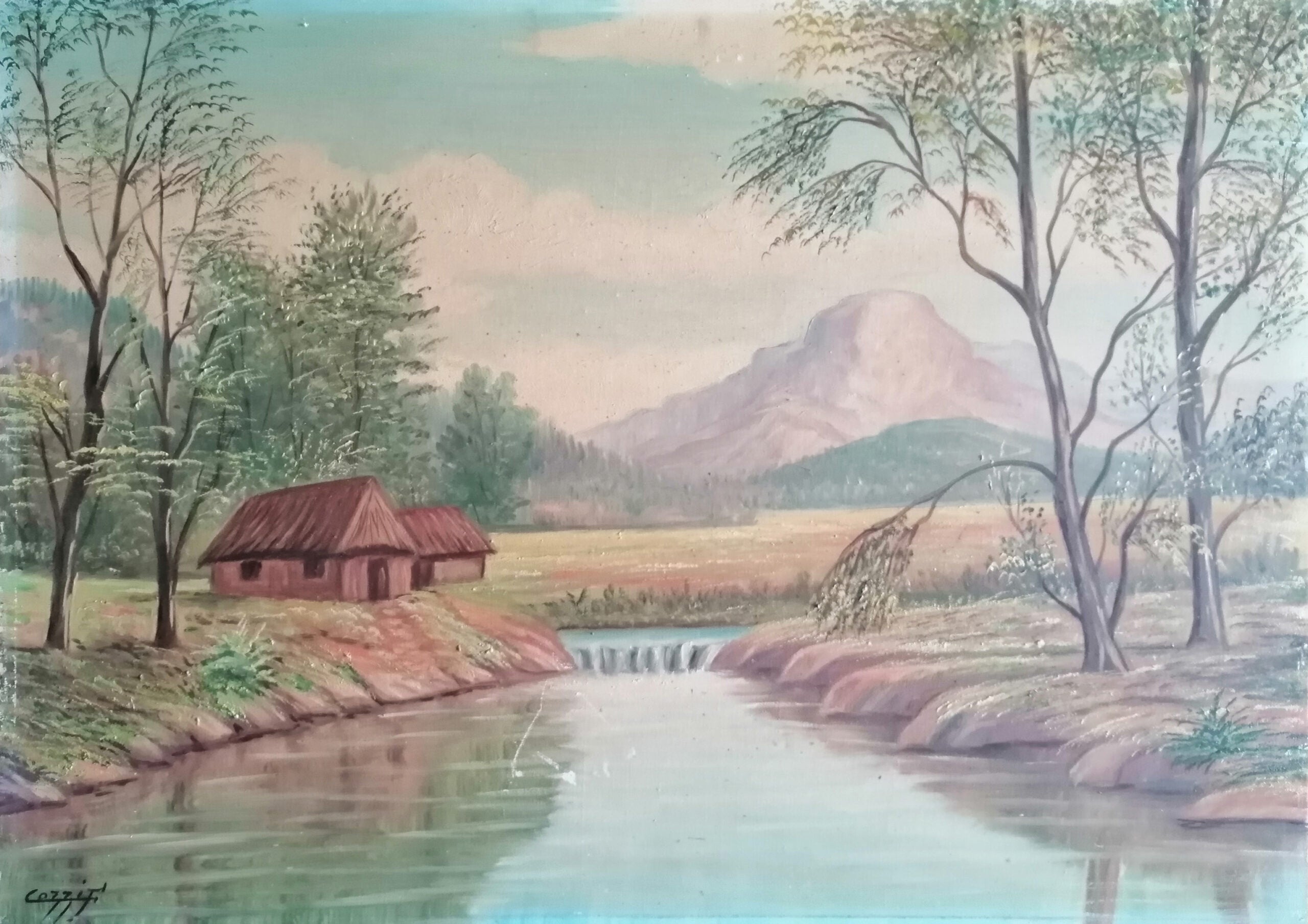 Francesco Cozzi - Senza titolo (paesaggio)