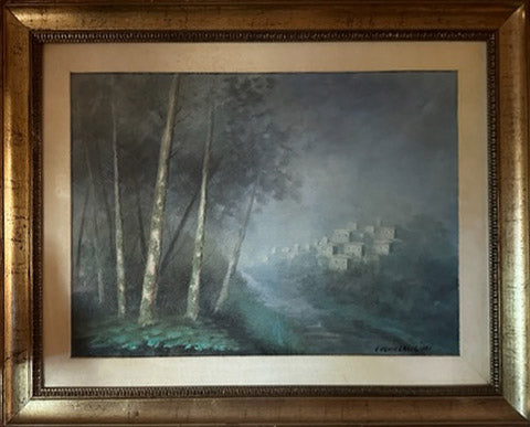 Caligiuri - Alberi con nebbia