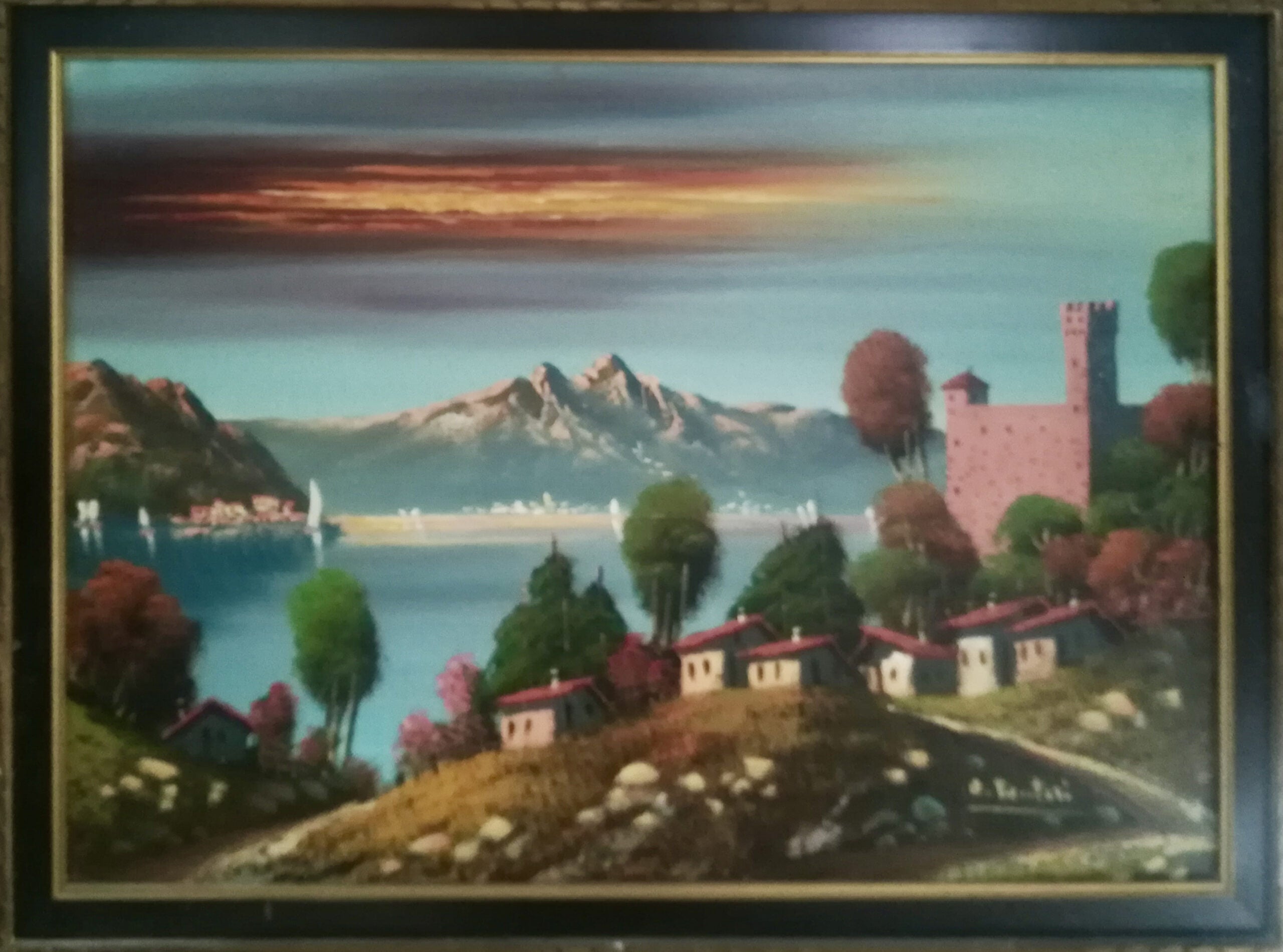 Unknown - Landscape in the village