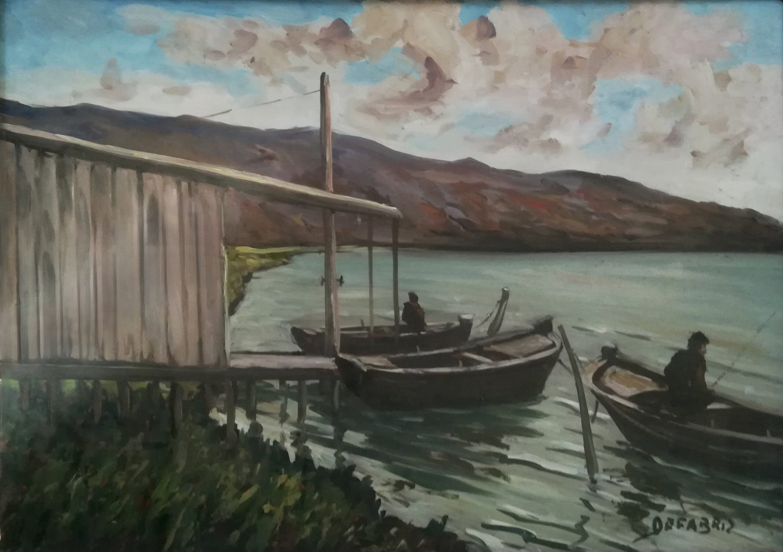 De Fabris - Fishing Scene
