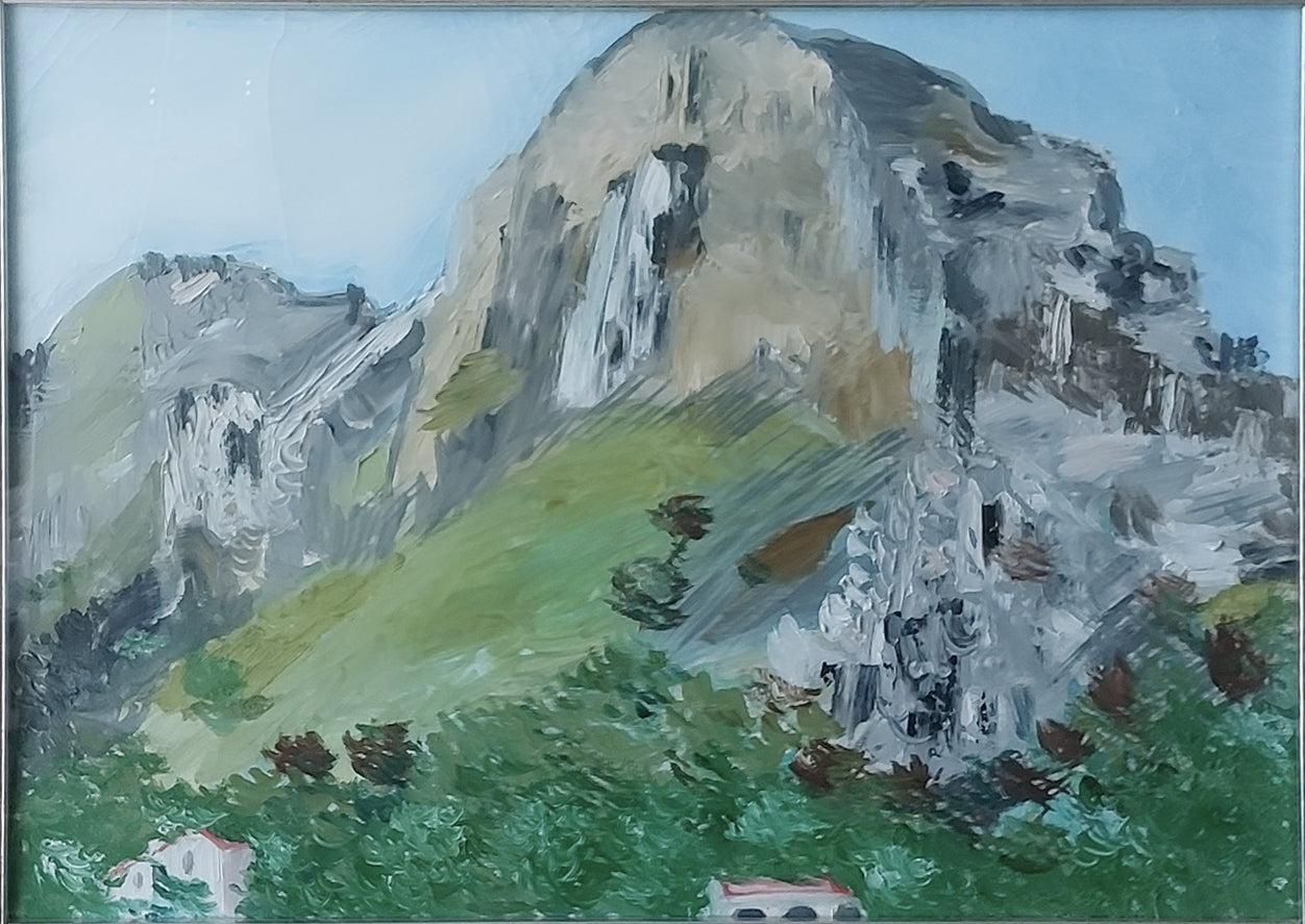 Adriana D'Orlando (attributed to) - Landscape. Maratea