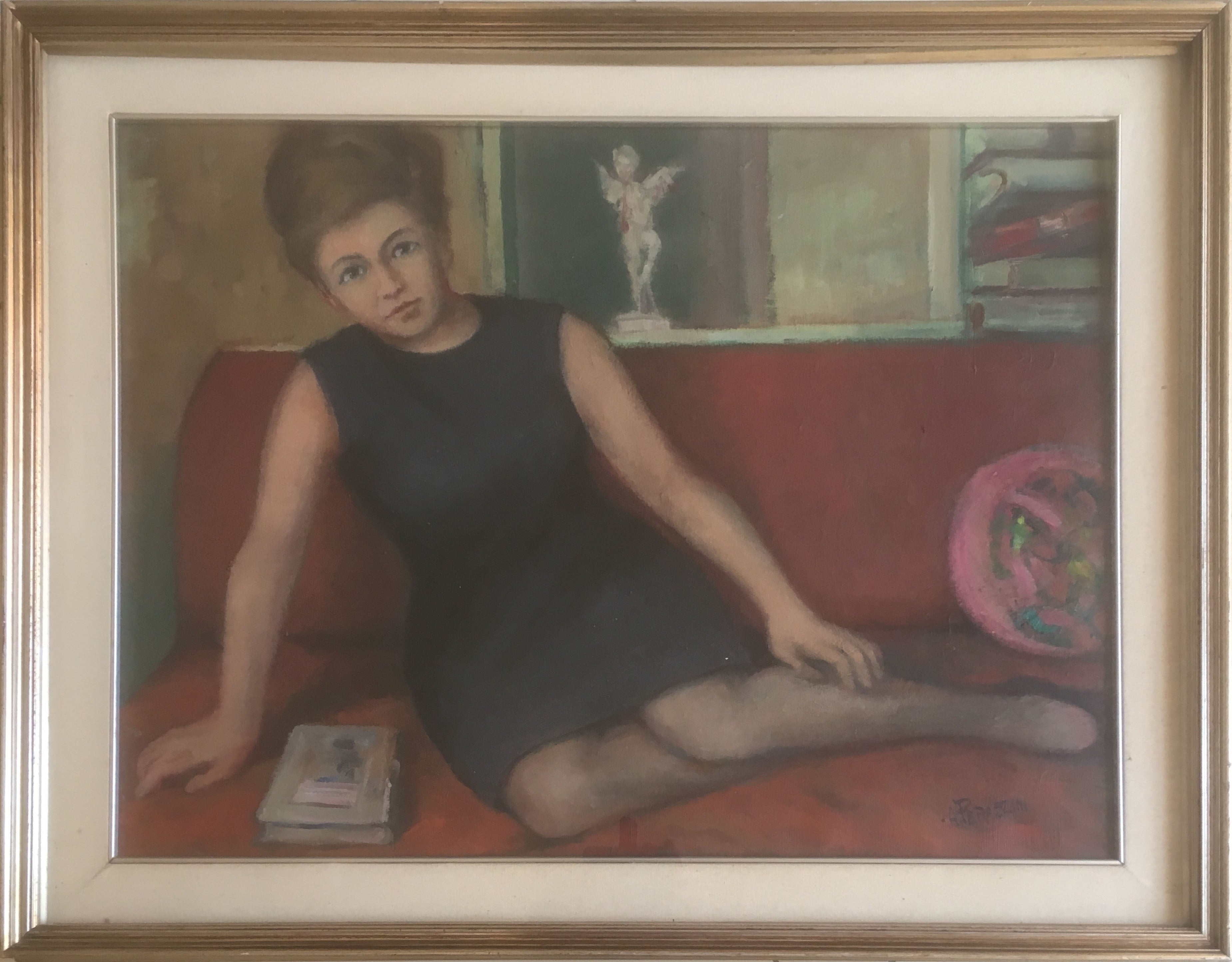 A. Perazzini - Donna sul divano