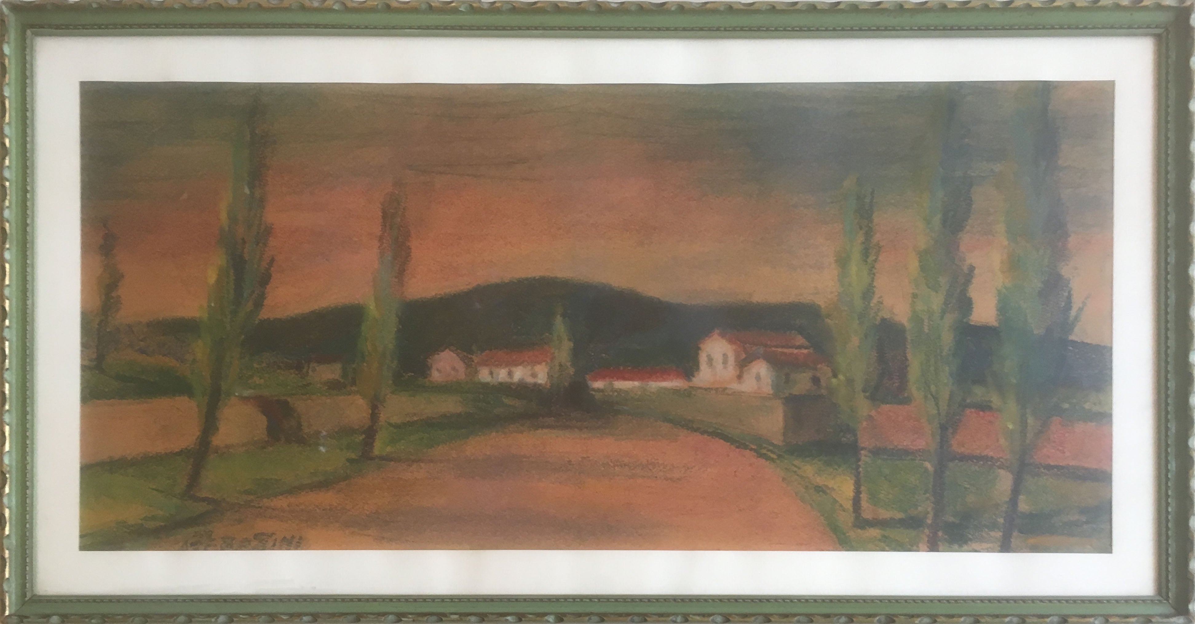A. Perazzini - Atardecer sobre la masía