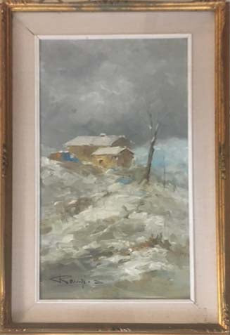 Senza titolo - Olio su tela - Sergio Raugi
