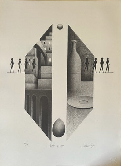 Pier Augusto Breccia - Senza titolo (5 litografie)