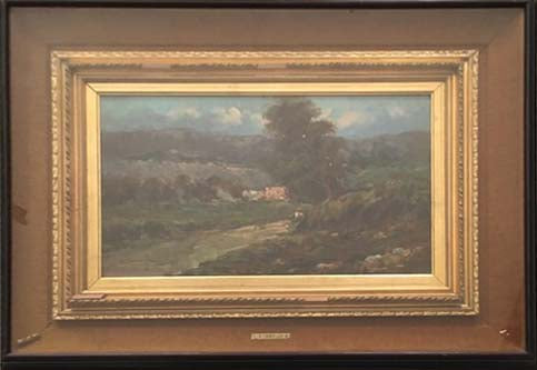 Paesaggio - Olio su tela - R. Cascella