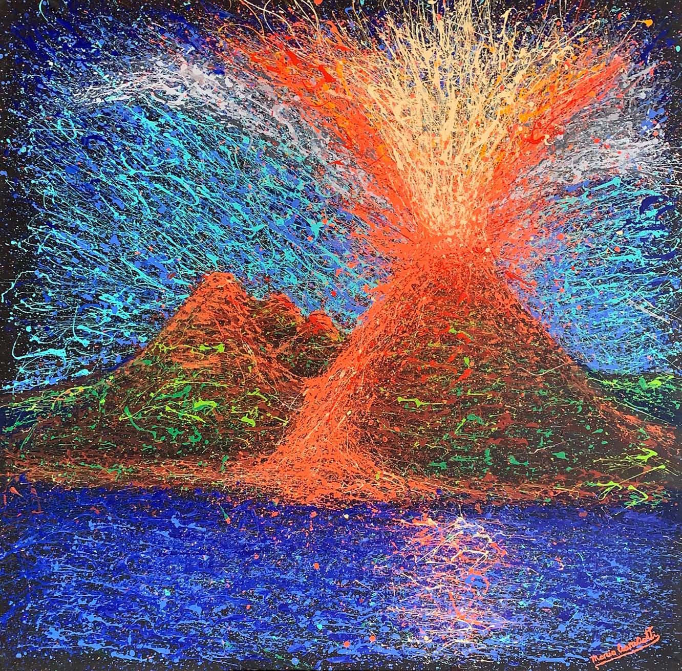 Mario Cianciotti - Eruzione del Vesuvio