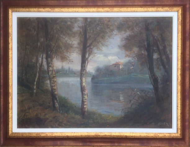 Francesco Maria Pieri - Paesaggio sul fiume