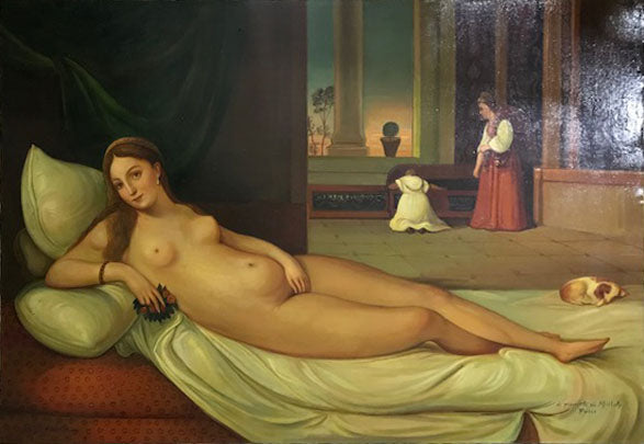Ciro De Michele - Venere di Urbino (Copia da Tiziano)