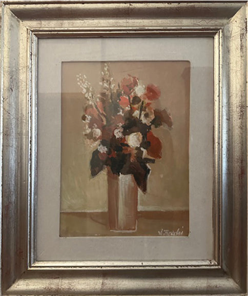 Attilio Freschi - Jarrón de flores