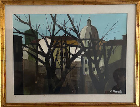 Attilio Freschi - Paesaggio autunnale