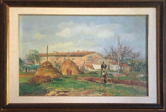 Senza titolo - Olio su tela - Giuseppe Landi