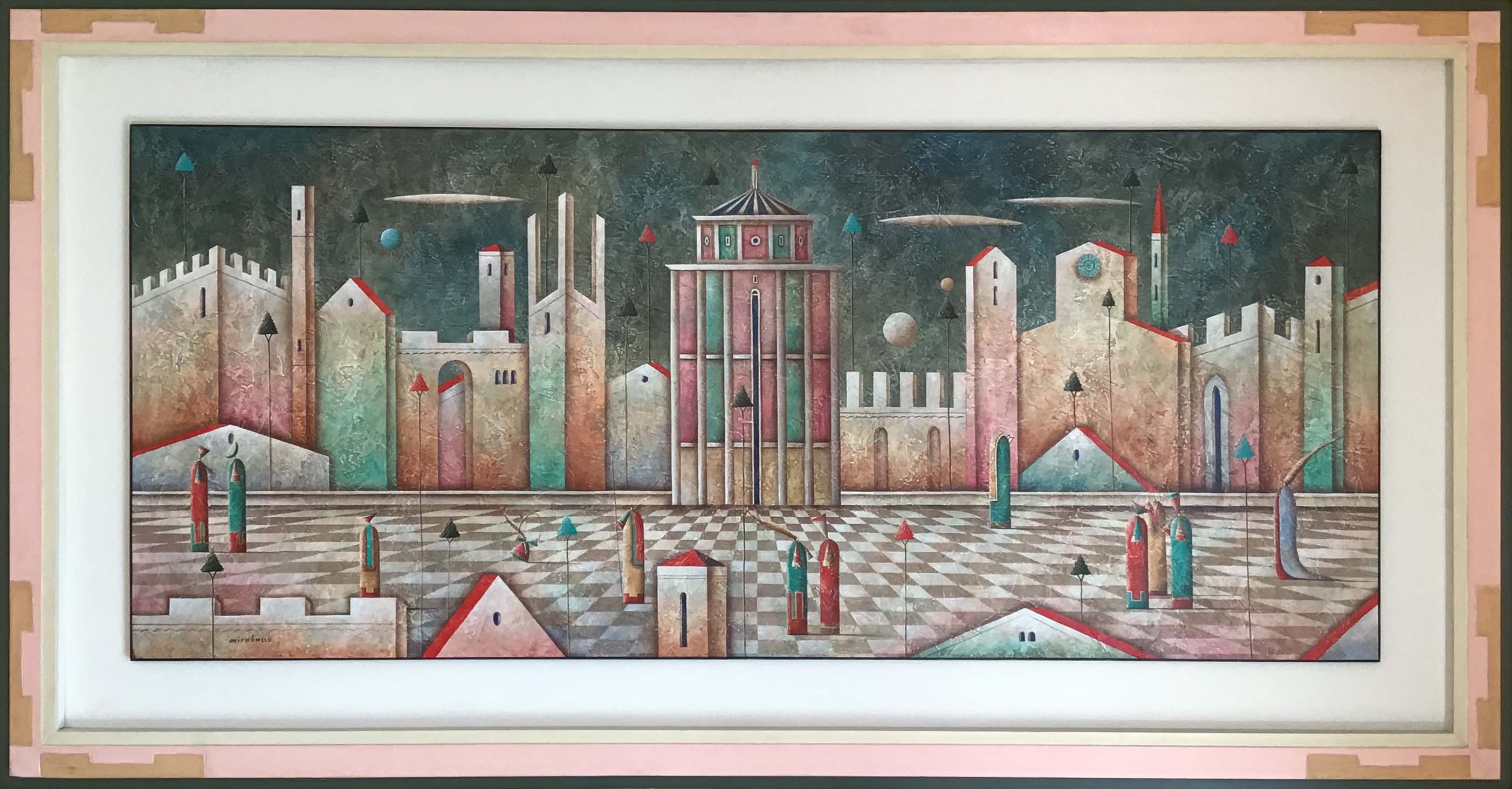 Carlo Mirabasso - Atardecer en la plaza