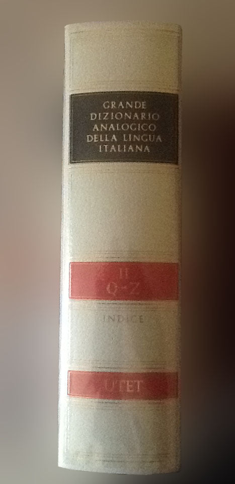 Grande dizionario analogico della lingua italiana - Utet
