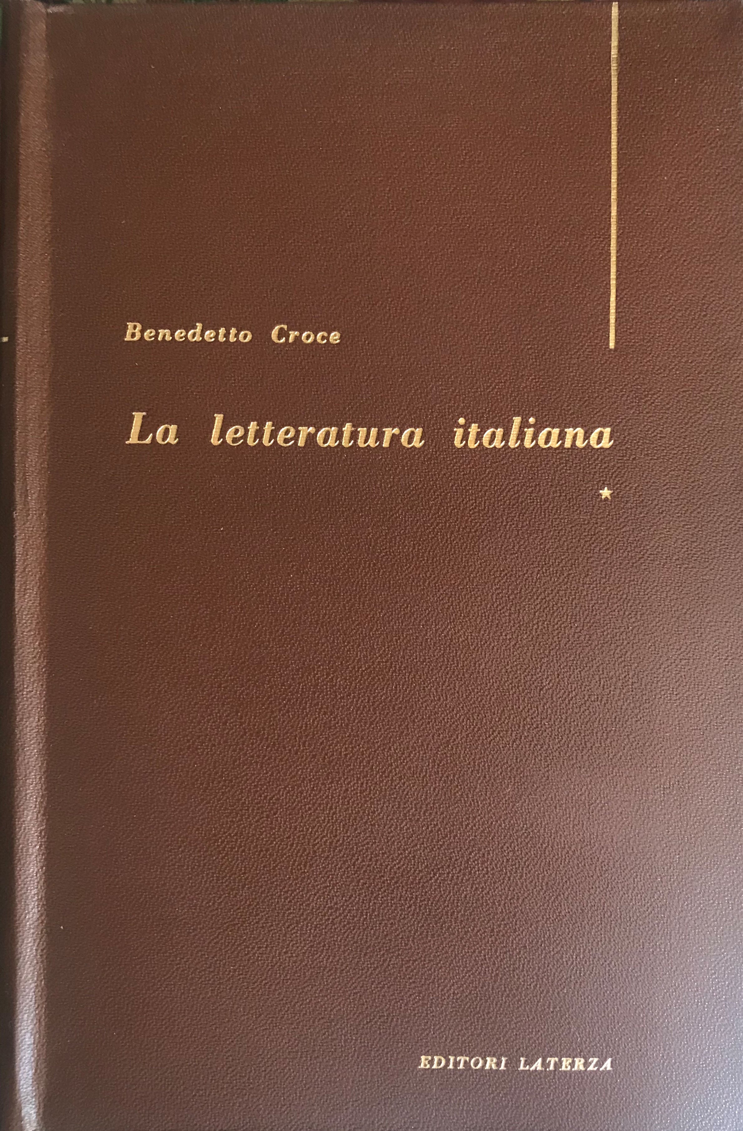 La letteratura italiana - Laterza Editore