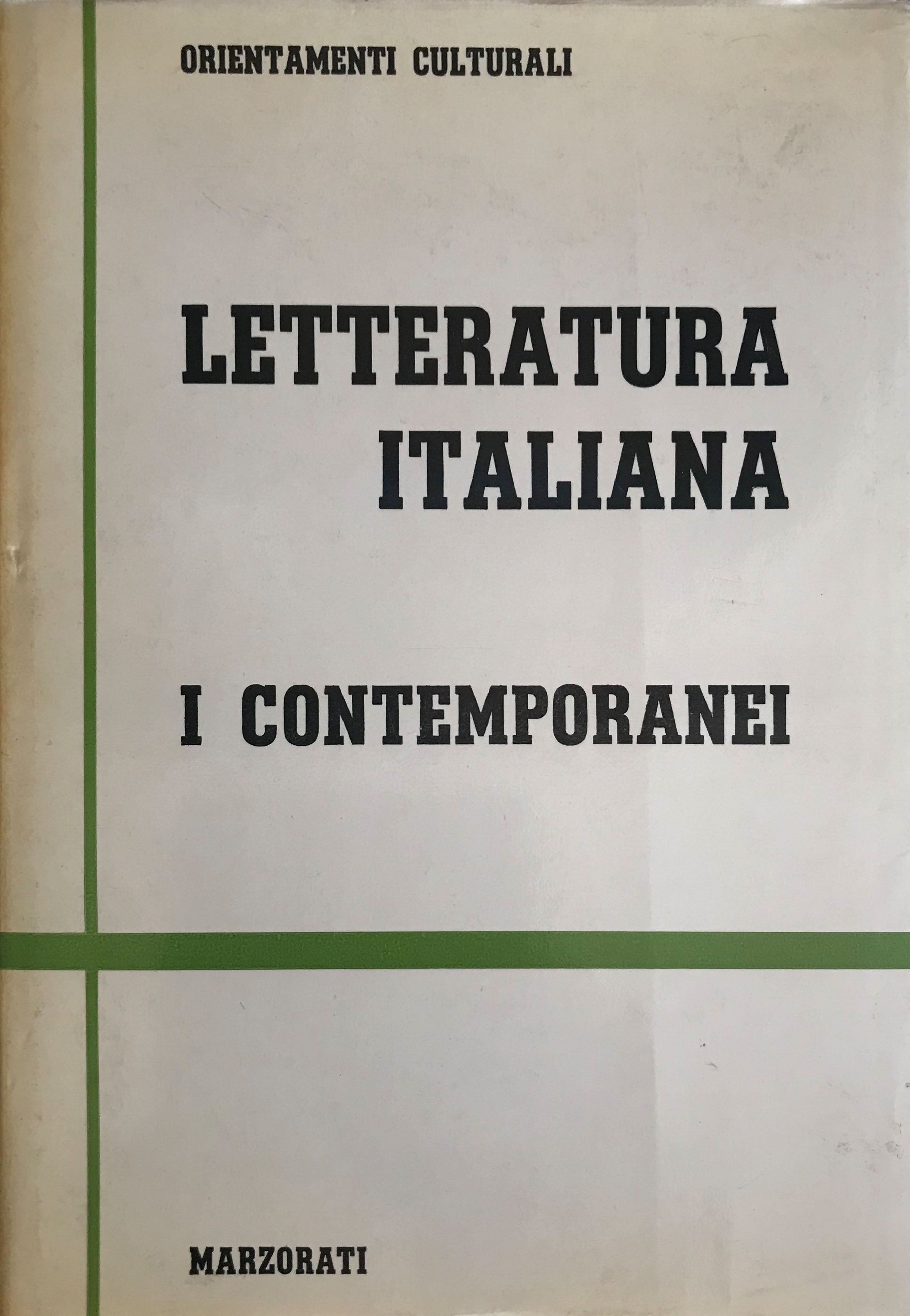 Letteratura Italiana - Marzorati