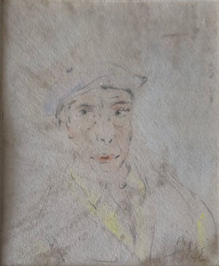 Attribuito a Filippo De  Pisis - Senza titolo