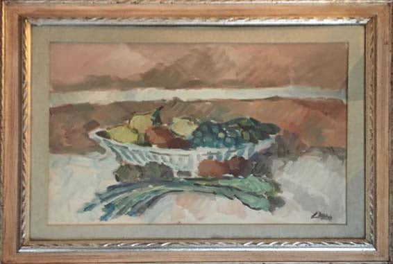 Senza titolo (natura morta) - Olio su tela - Enzo Cangi