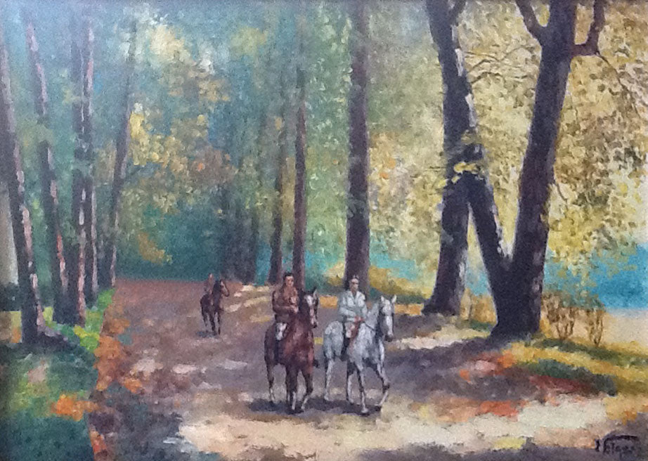 Elio Petazzi - Passeggiata a cavallo