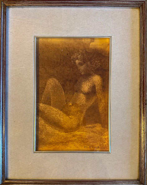 Angelo Manca - Desnudo sentado