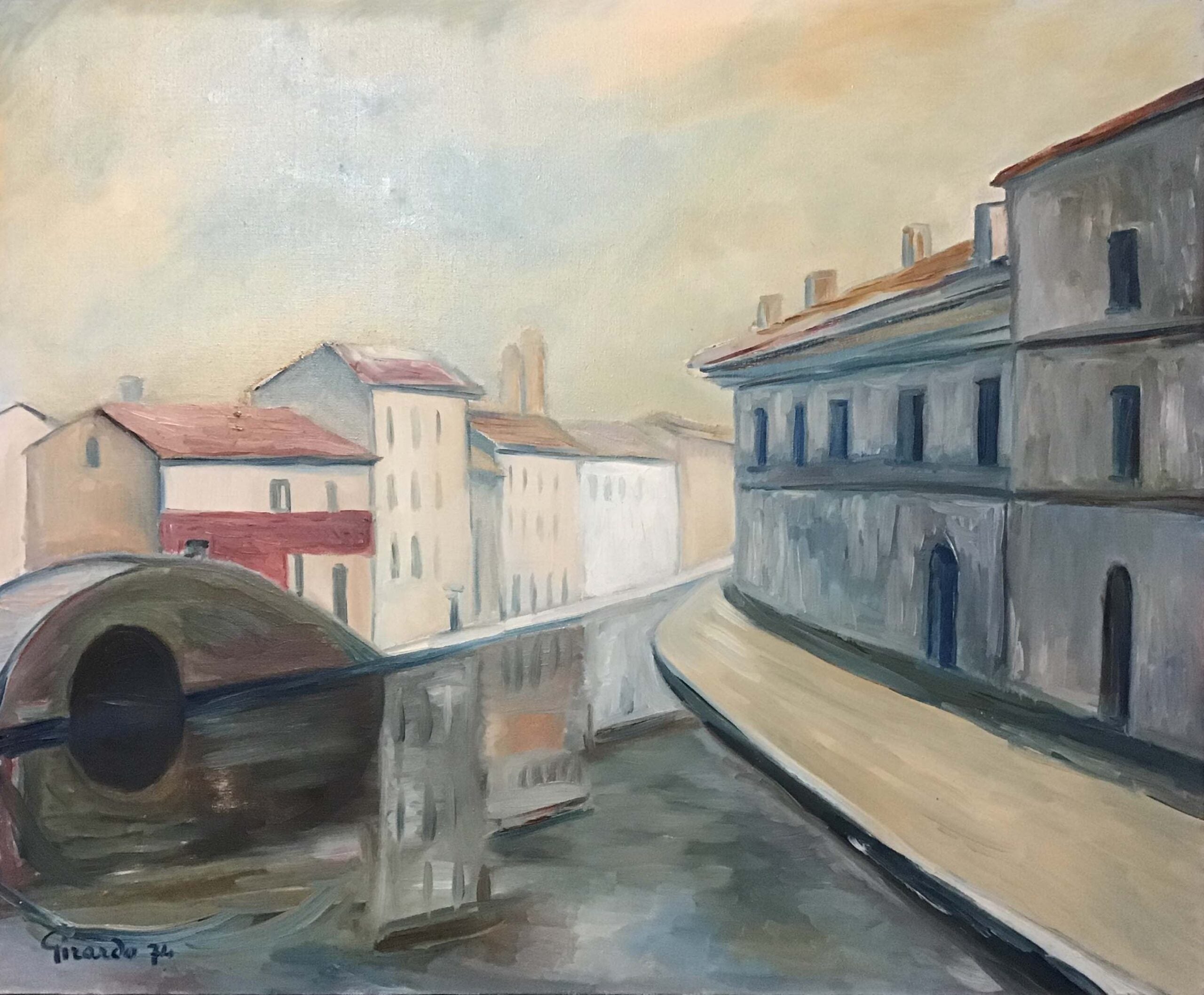 Erminio Girardo - Case e ponti a Comacchio