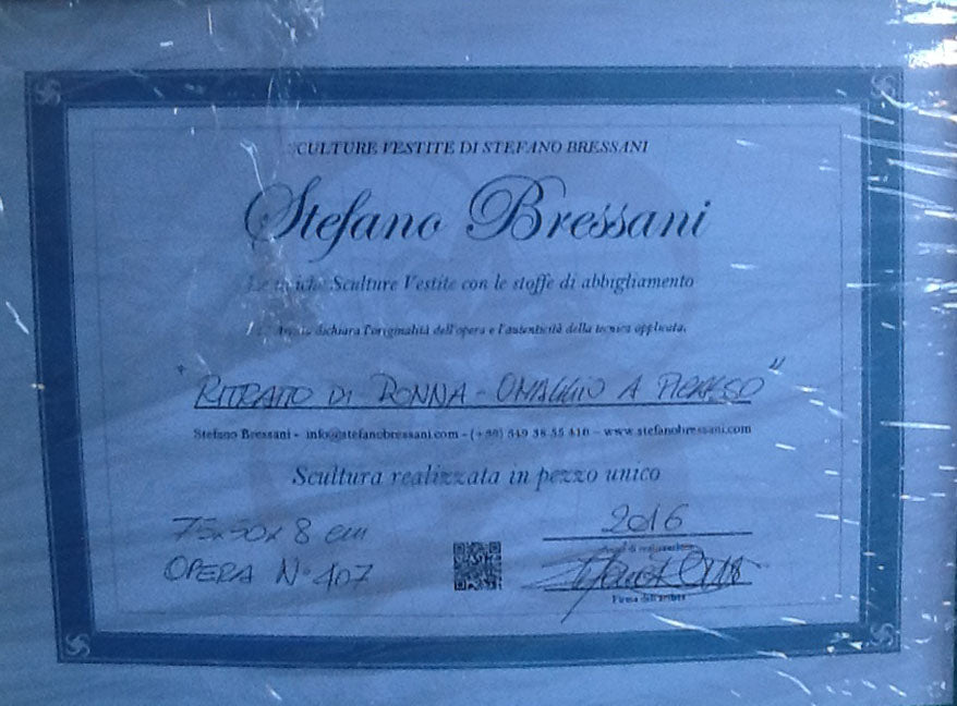 Stefano Bressani - Ritratto di donna - Omaggio a Picasso